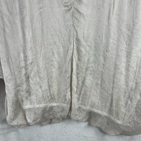 PIAZZA ROMA Made in Italy 100% Silk Blouse Sz XS Top Sheer Silk Overlay Summer - Picture 16 of 16